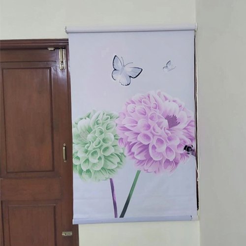 Printed Roller Flowers Design in Kukatpally